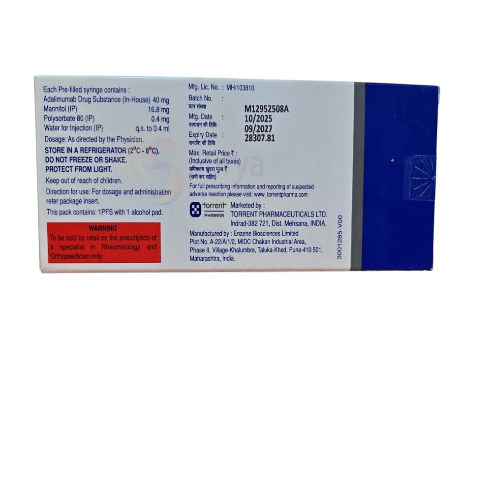 Adfrar 40mg Injection - Brand Name: Torrent Pharmaceuticals