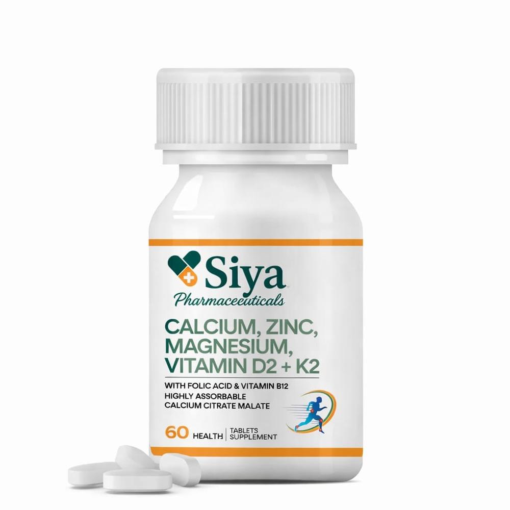 Calcium + Zinc+ Magnesium+ Vitamin D2 +k2