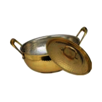 Brass Copper Kadai - Material: Metal