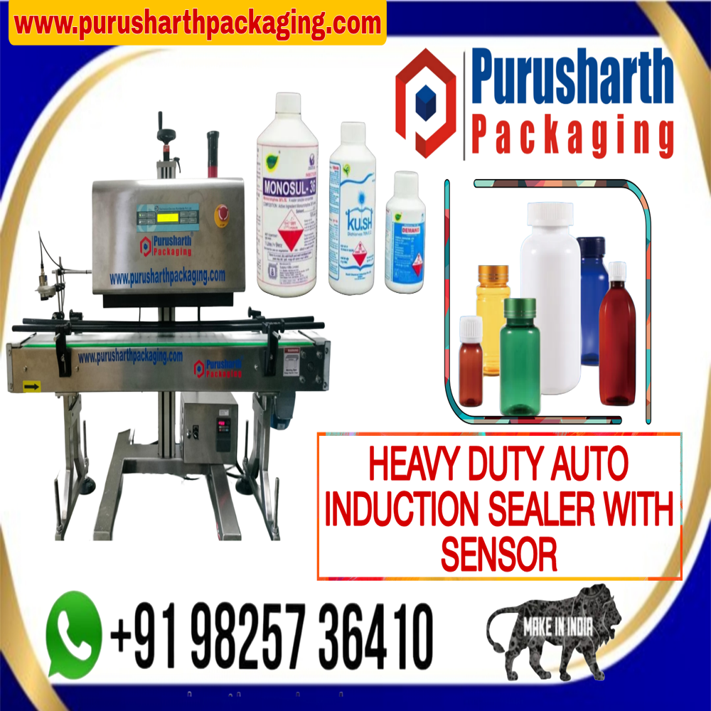 indian auto  induction sealer with conveyor heavy duty