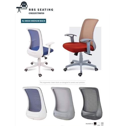 RJ-Mesh Medium Back Chair