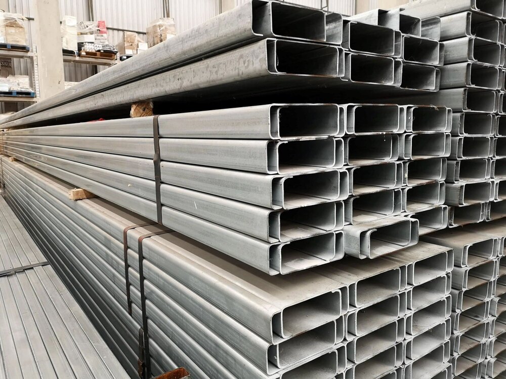 Galvanized C Purlin - Color: Silver