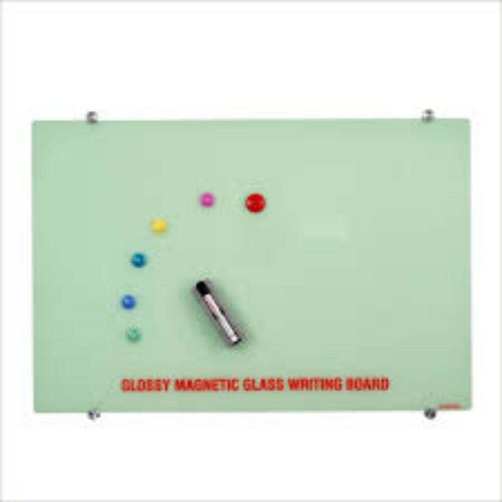 Magnetic White Glass Board