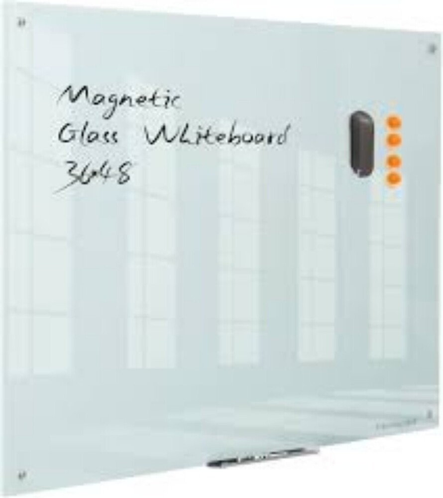 Magnetic White Glass Board