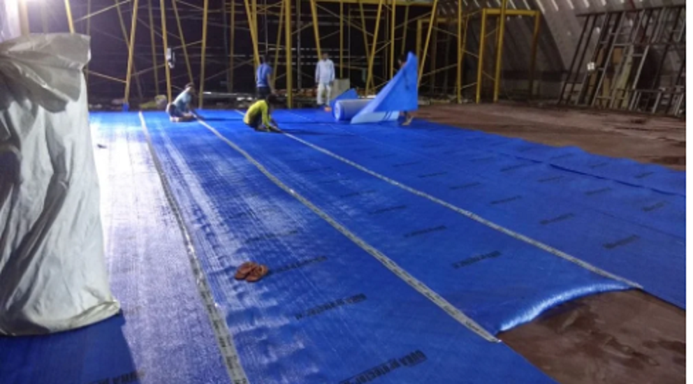 PVC Blue 3mm Duraprotector XF For Floor Protection