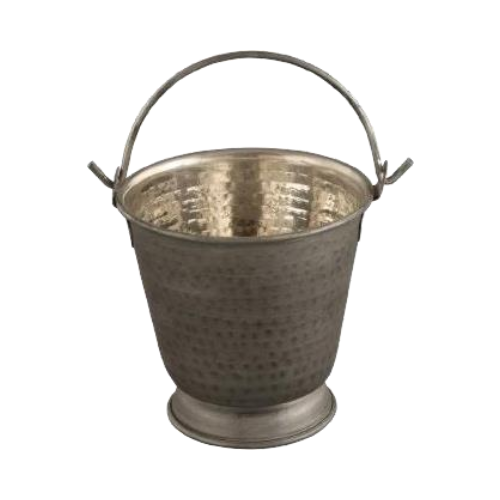 Stainless Steel Bucket - Color: Silver