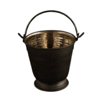 Stainless Steel Bucket - Color: Silver