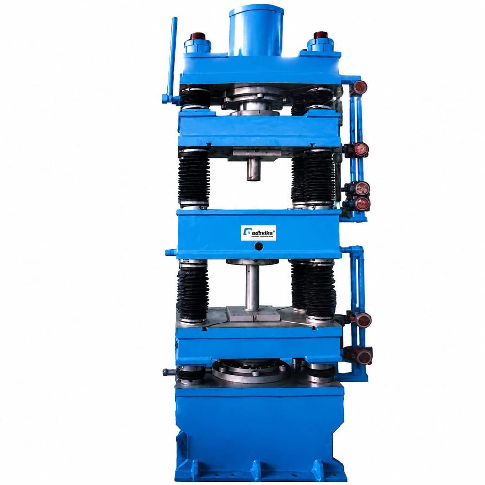 Hydraulic Forming Press - H Frame Welded Steel, 2100x1500x2800 mm, 200 Ton Force | Dual Control, Oil Chiller, Digital Pressure Gauge