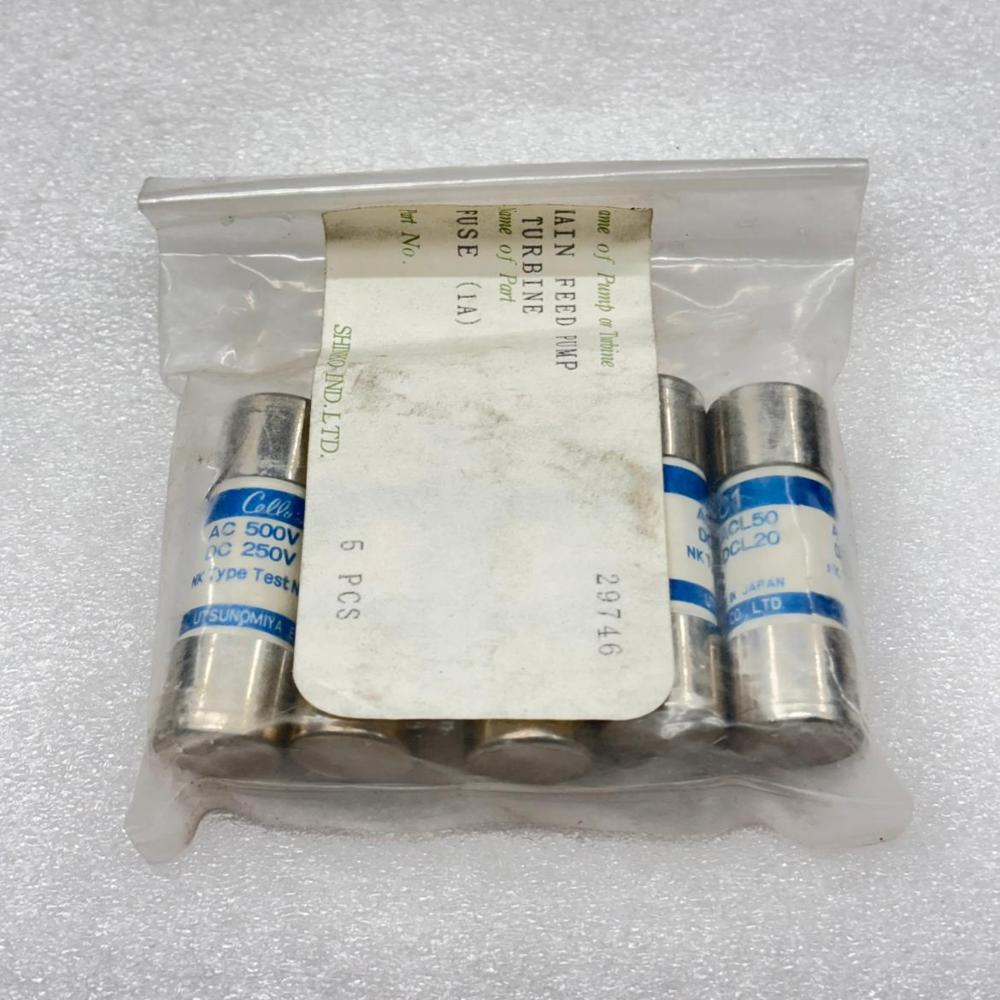 SHINKO MAIN FEED PUMP TURBINE FUSE 68T103 1A SET OF 5