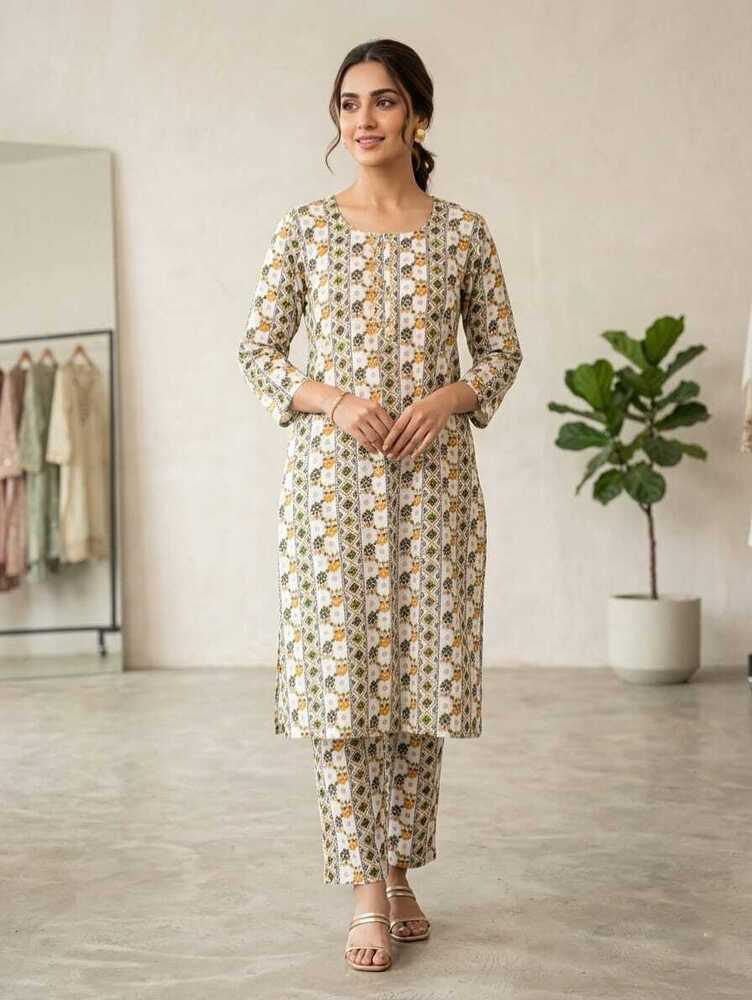 Printed Straight Kurti