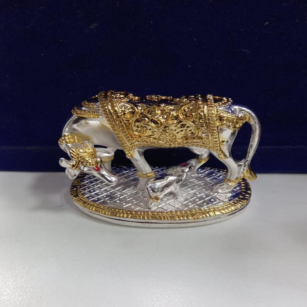 Silver kamdhenu cow calf