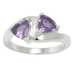Amethyst Cluster Ring - 925 Sterling Silver, Women's Wedding Jewelry with Customization Options and Environmental Friendly Materials