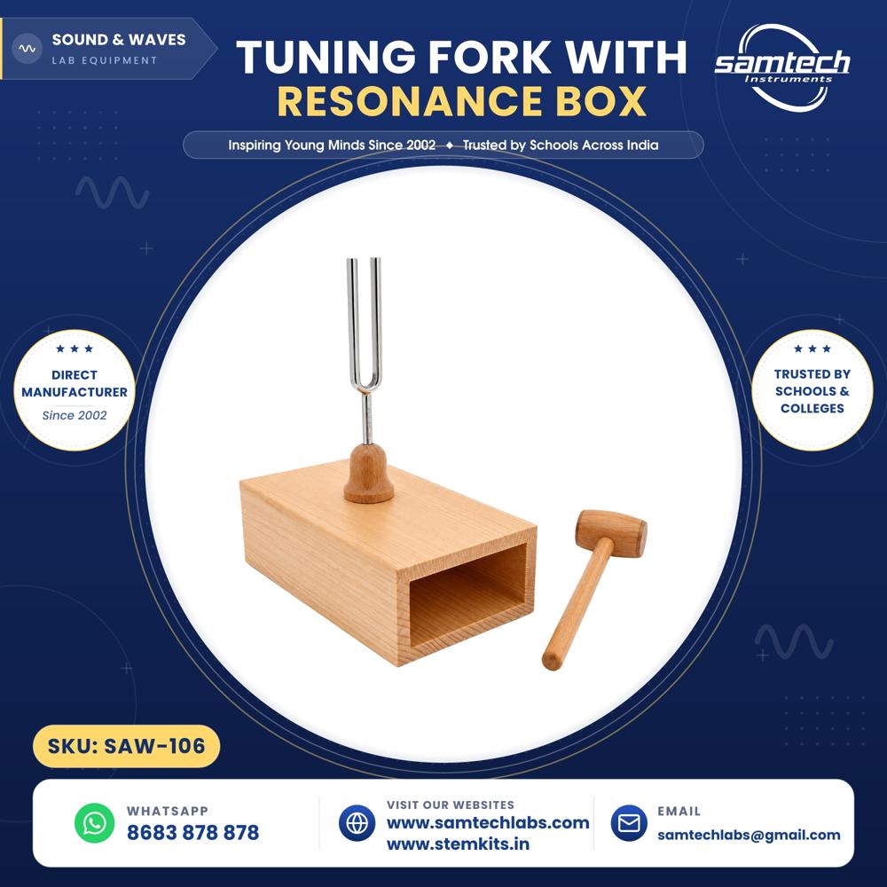 Tuning Fork With Resonance Box