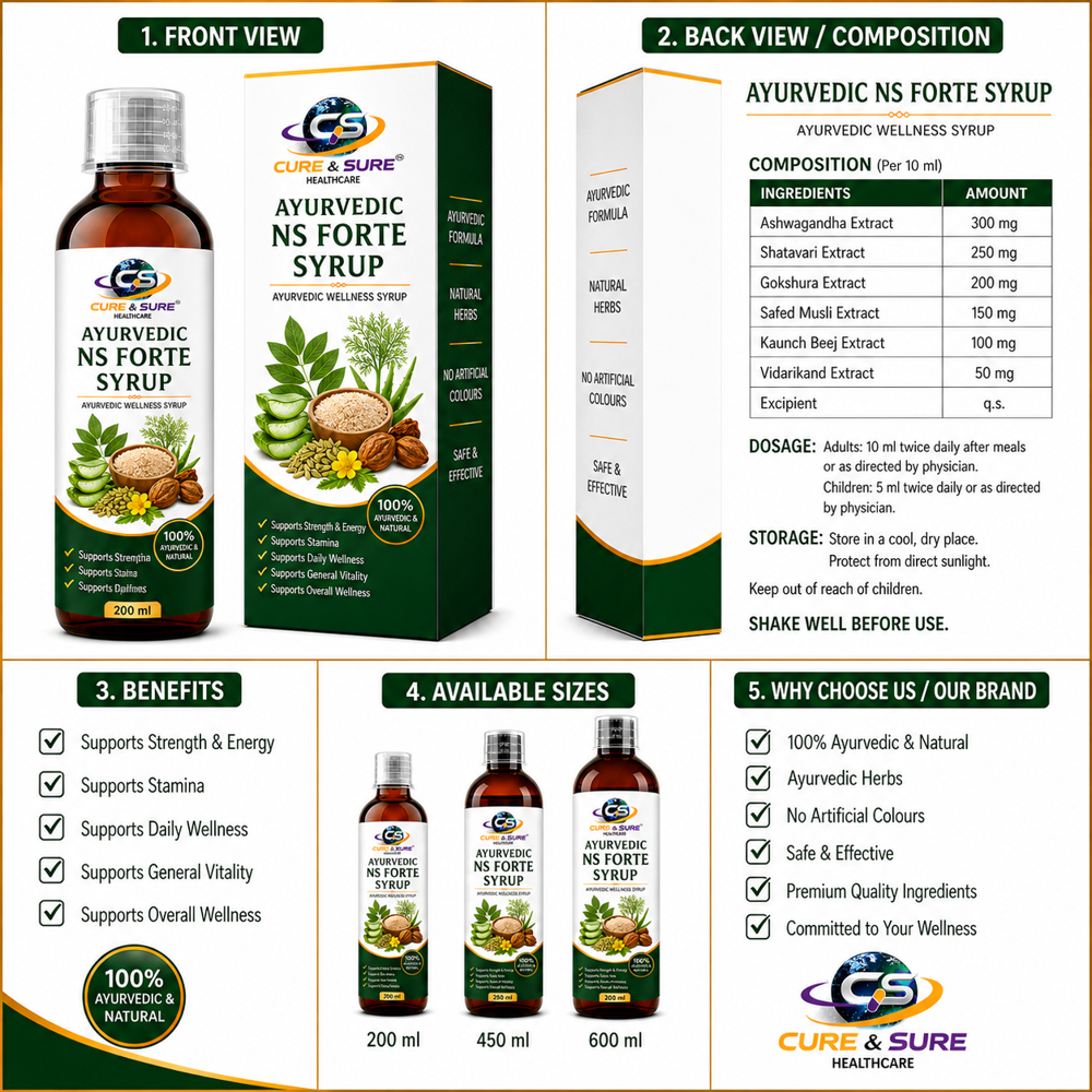Ayurvedic Ns Forte Syrup Third Party Manufacturing