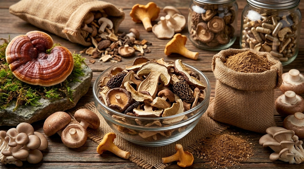 Medicinal Mushroom - Color: Brown
