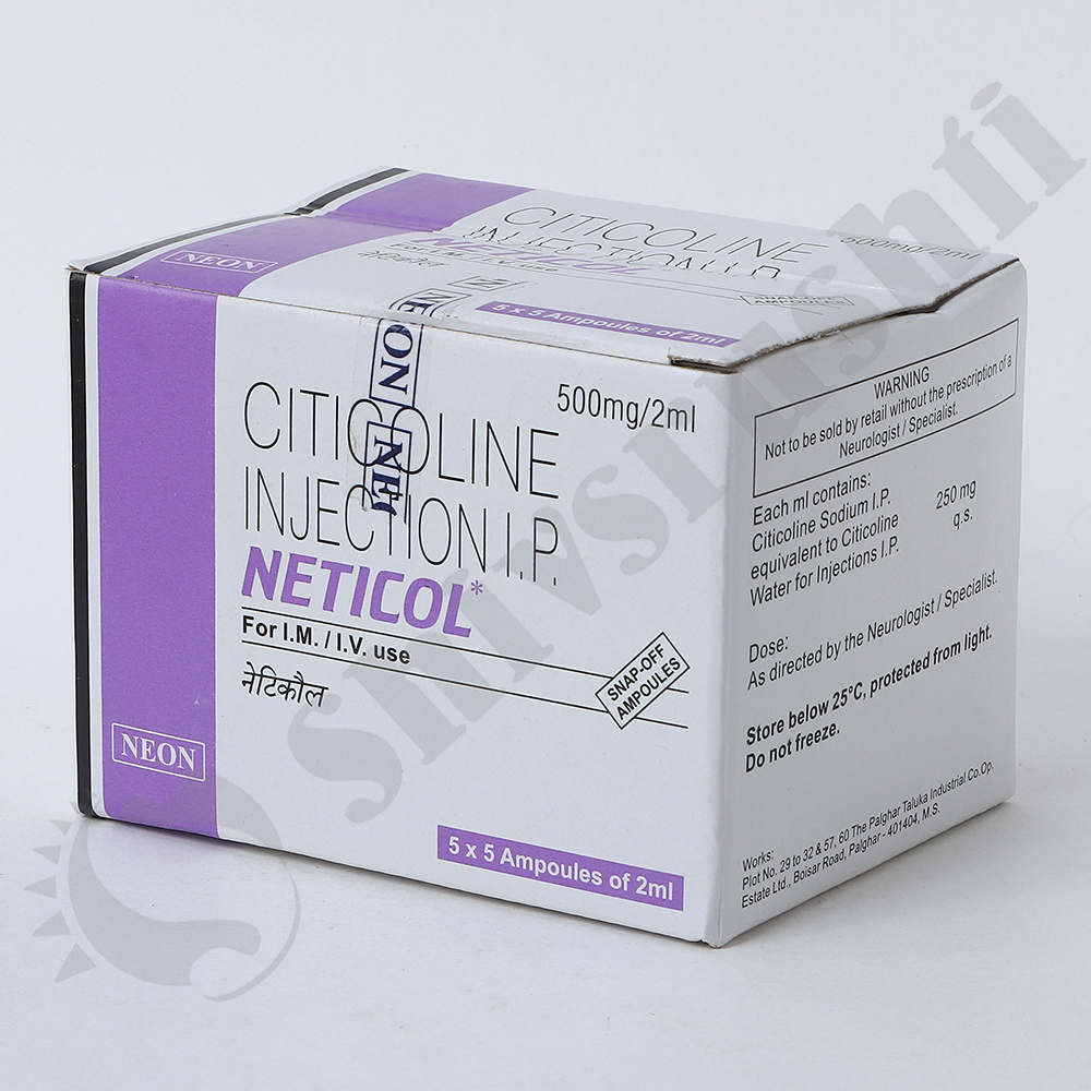 NETICOL 500MG/2ML INJECTION