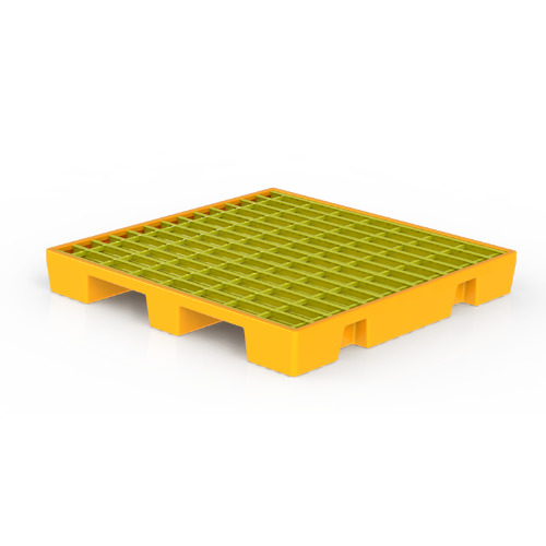 DSCP-SL4-1212 120L 4 Drum Spill Containment Pallet Chemical & Oil Spill Control Pallet