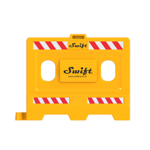 RSB-1ML (1035)-Y 1 Mtr L Shape Road Safety Barricade