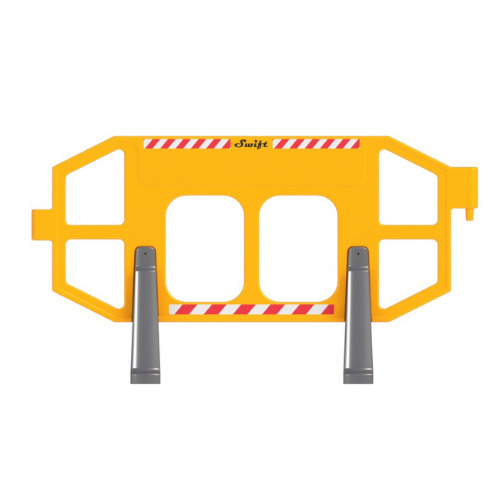 RSB-PF-2M (2140) Yellow Road Safety Premium Fence Barricade