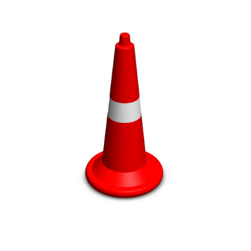 RSTC-750R(W) 750mm Plastic Round Traffic Safety Cone