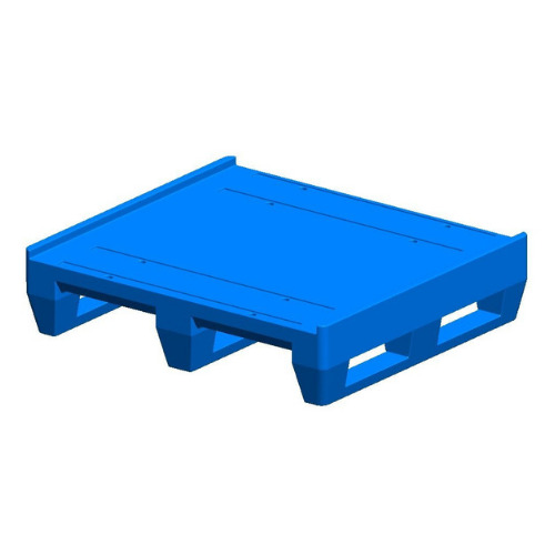 SIP-R24-7282GS-OO 4 Way Entry Non-Reversible Heavy Duty Plastic Pallet Grooved Top Printing & Packaging