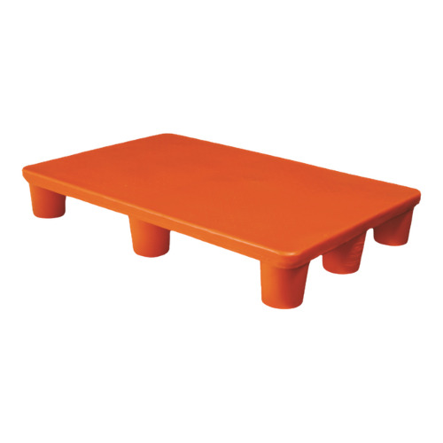 SIP-P4-1006FP 4 Way Red Industrial Plastic Pallet 4000 Kg Load Capacity Heavy Duty Material Handling