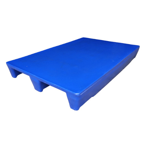 SIP-R2-1208FP 2 Way Entry Non-Reversible Plastic Pallet Flat Plain Top Side Edge Heavy Duty Industry