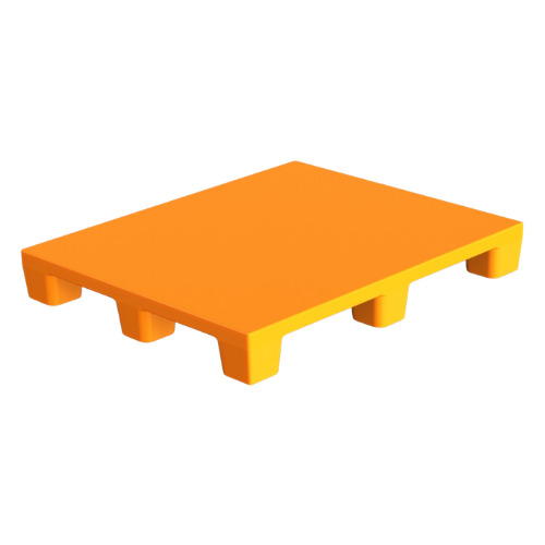 SIP-R4-1010FP-00 4 Way Entry Non-Reversible Plastic Pallet Flat Plain Top Heavy Duty Industrial Pallet