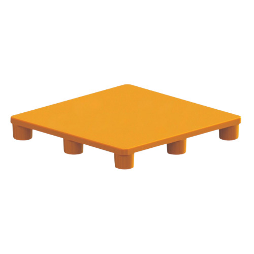 SIP-R4-1111 4 Way Entry Non-Reversible Antistatic Plastic Pallet Plain Top Heavy Duty Industrial Plastic