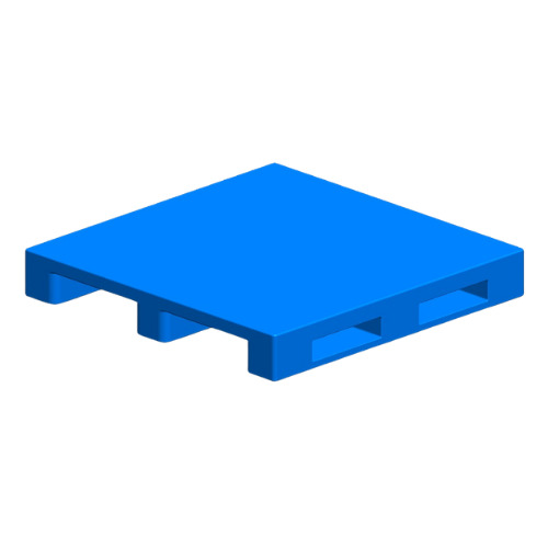 SIP-R24-1313 4 Way Entry Non-Reversible Heavy Duty Plastic Pallet Side Entry Flat Plain Top Industry