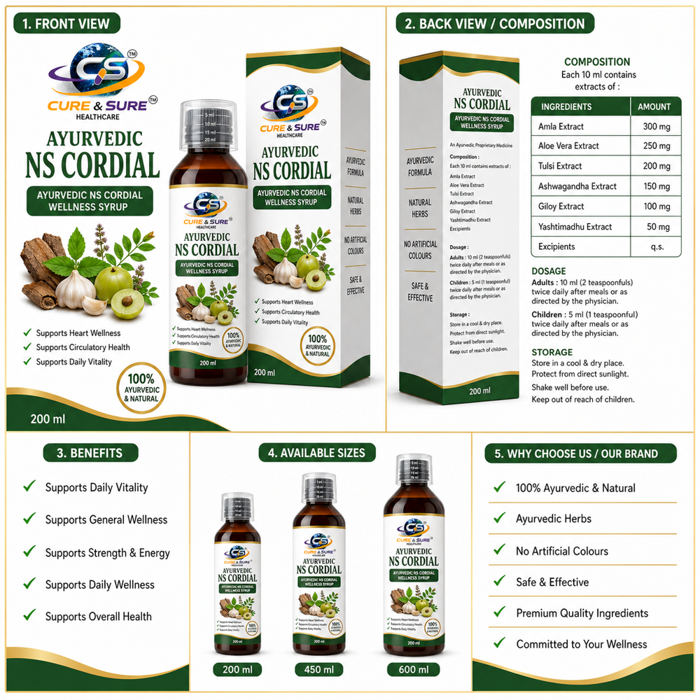 Ayurvedic Ns Cordial Third Party Manufacturing