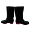 Black and red Color Gumboots