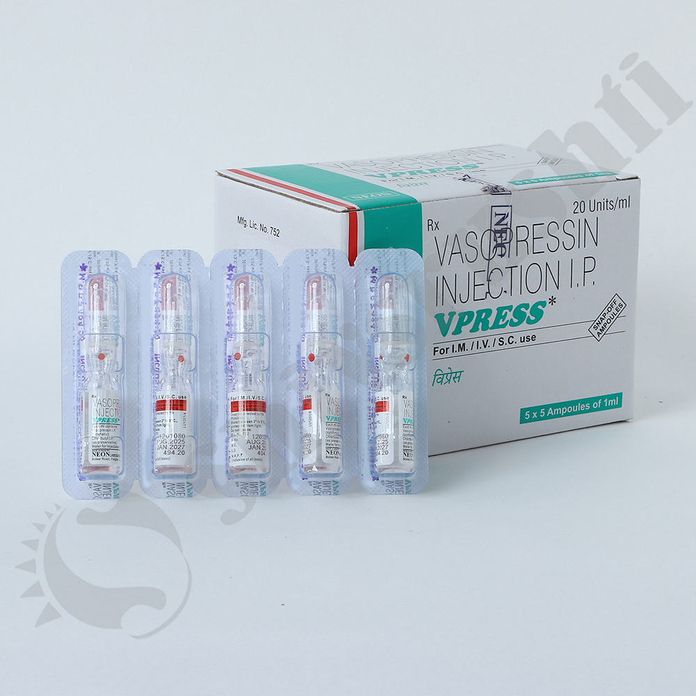 Vpress 20units/ml - Drug Type: Injection