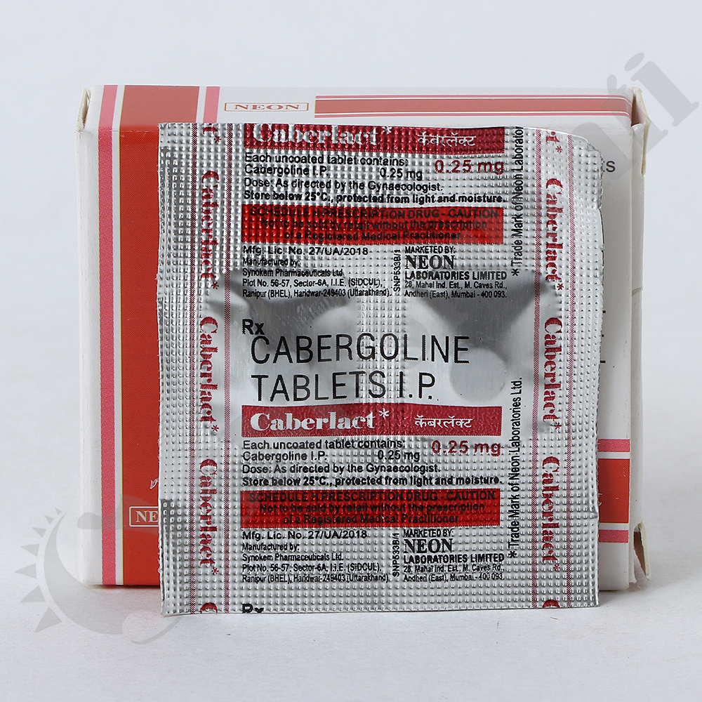 Caberlact 0.25mg Tab - Brand Name: Neon