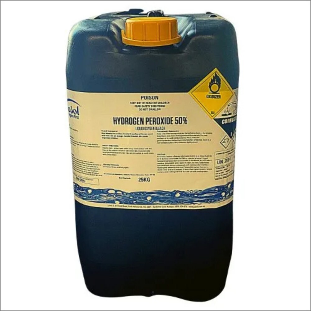 Hydrogen Peroxide - Industrial Grade Liquid | Colorless, Water-soluble Disinfectant, Bleaching, And Oxidizing Agent, Cas No: 7722-84-1