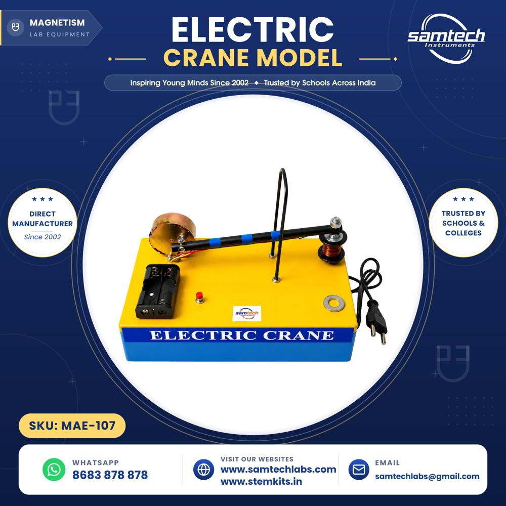 Electric Crane Model - Application: Physics & Stem Demonstrations