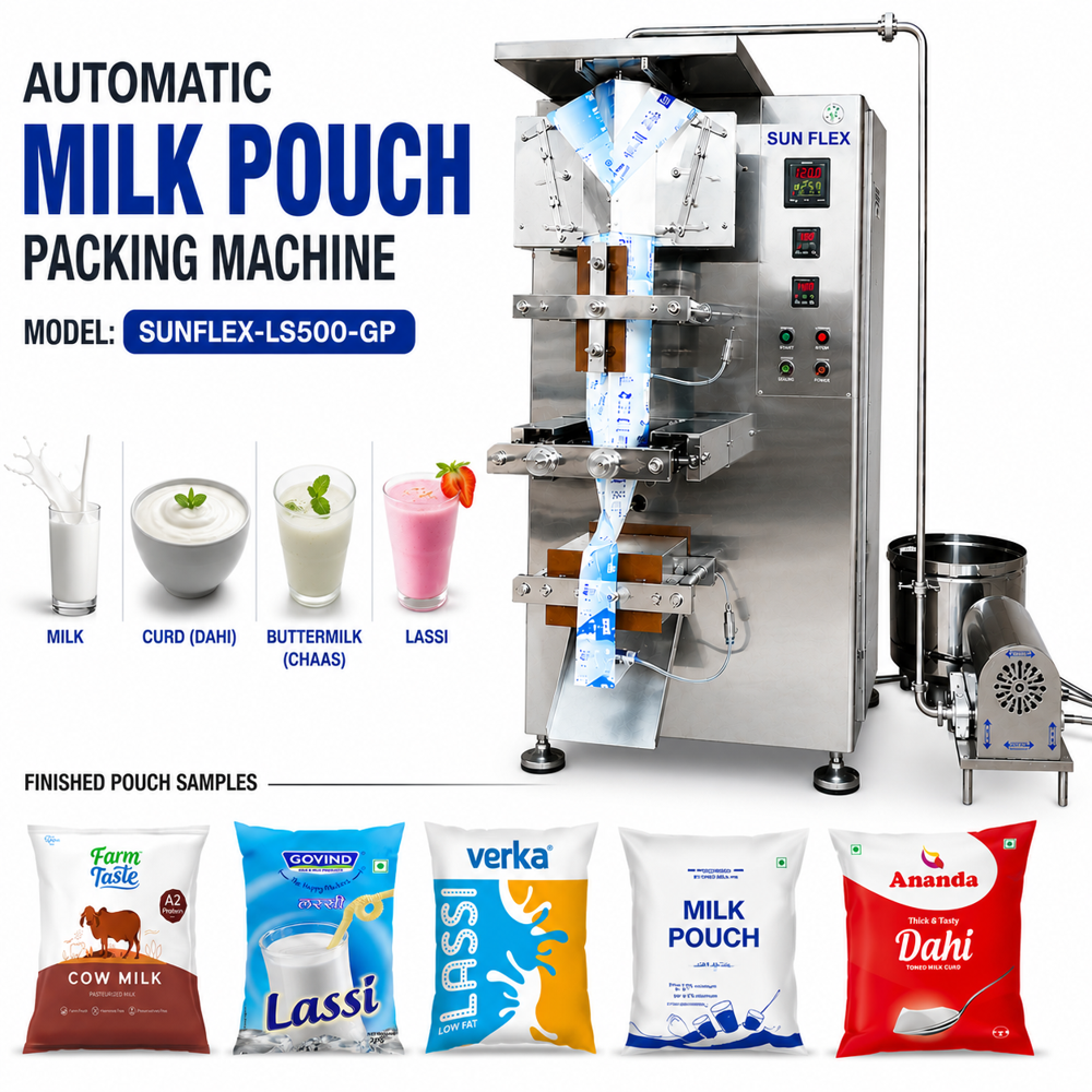 Milk Packing Machine - Capacity: 2000-2200 Pouches/Hour Pcs/Hr