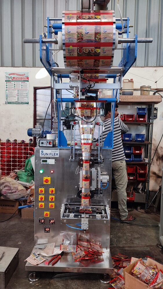 PNEUMATIC AUTOMATIC POWDER PACKING MC 20 -100 GRAM (MODEL  SUNFLEX -PAG100 CUP FILLER)