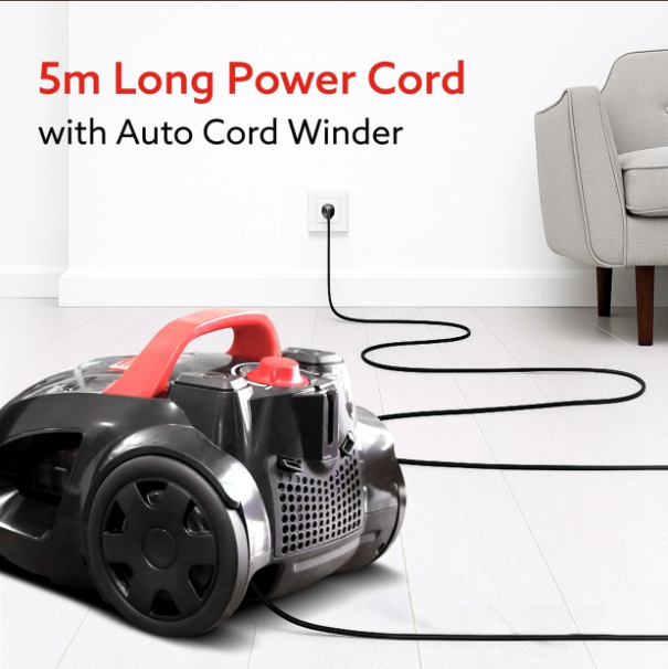AGARO ICON Bagless Dry Vacuum Cleaner up to 24 kPa Variable Suction with Cyclonic Technology 33424