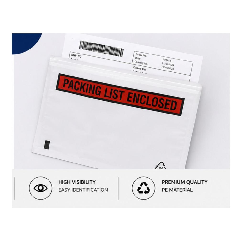 Export Quality Packaging List Envelope For Industry Use - Dimensions: 81x114 Centimeter (Cm)