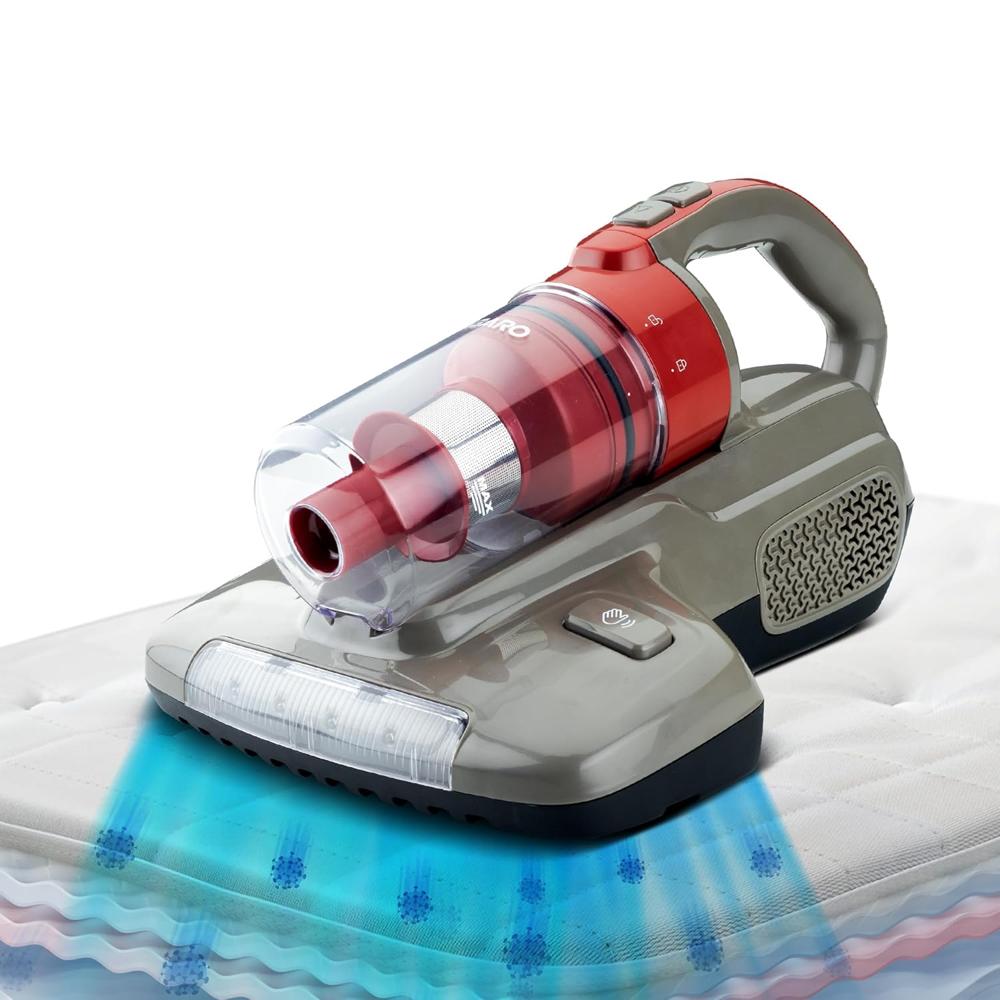 AGARO Grand Bed Vacuum Cleaner, Mite Remover, Cyclonic Technology for Dust Collection, UV Light Sterilization, 12kPa Suction Power, Suitable for Bed, Sofa, Pillow & Other Fabric Surfaces 33993
