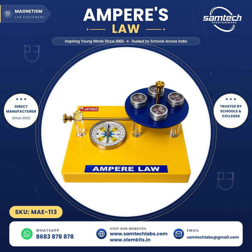 Ampere's Low - High-grade Plastic And Metal Body, 120x80x60 Mm | 2-60 Amp, Analog, Knife-edge Pointer, Panel Mount