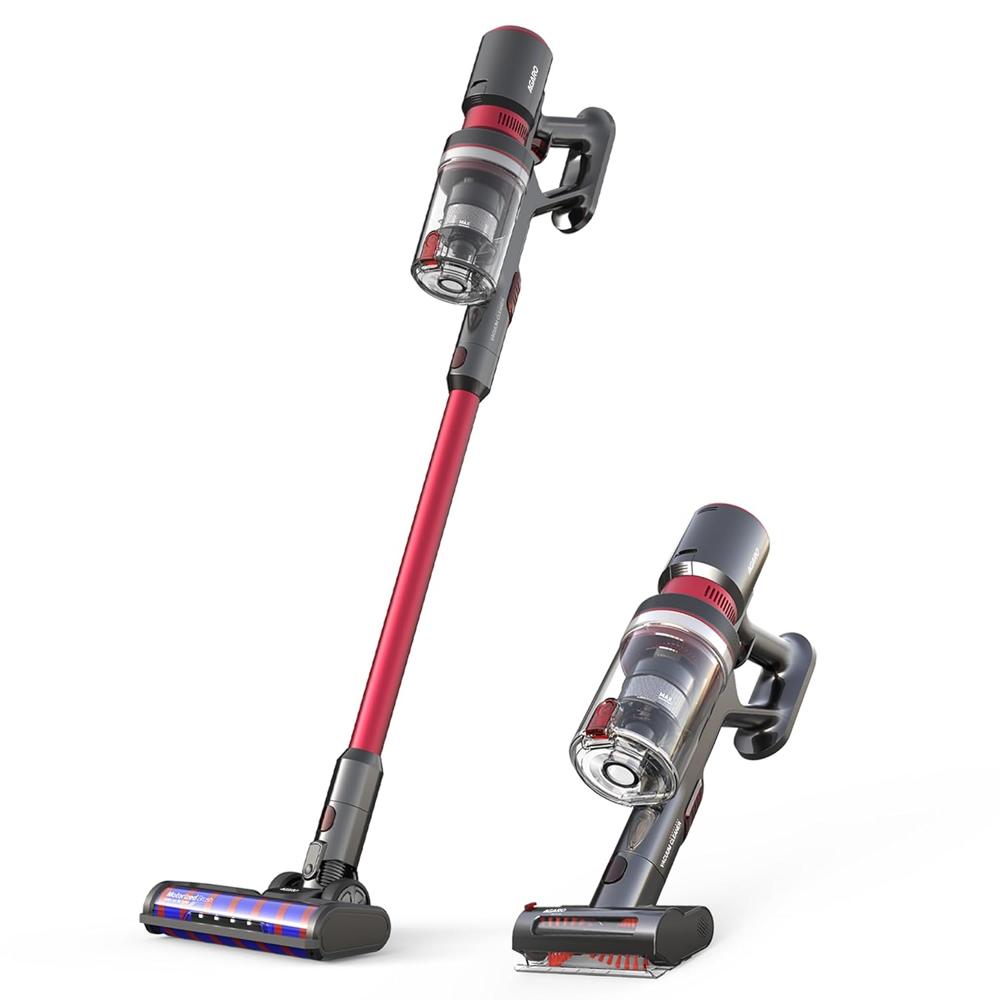 AGARO Supreme Cordless Stick Vacuum Cleaner, for Home Use, 2in1 Handheld & Stick, 400W Brushless Motor, 25 kPa Suction Power, 3 Adjustable Suction Modes, Adjustable Head, Bagless Dry Vacuuming 33830