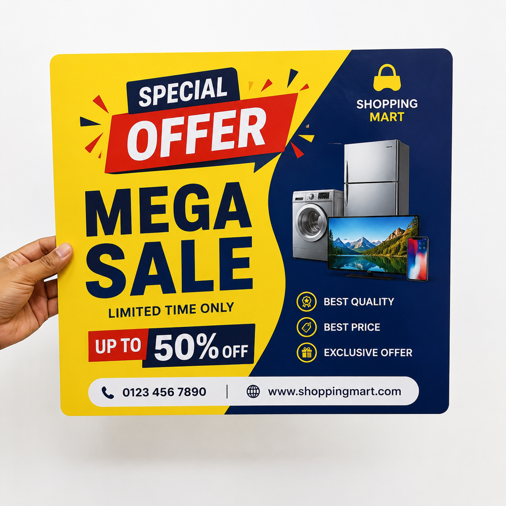 Printed Plastic Board For Promotion