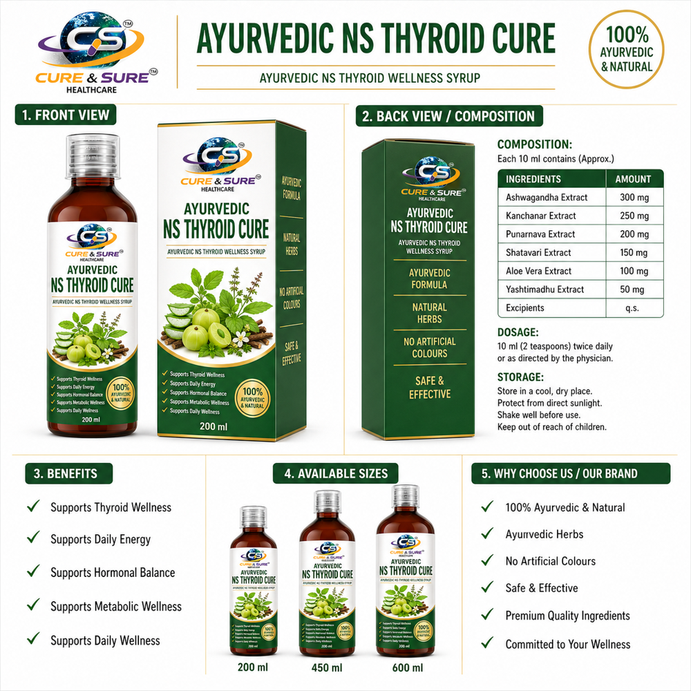 Ayurvedic Ns Thyroid Cure Third Party Manufacturing