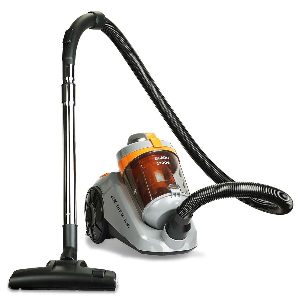 AGARO Empire 2200 Watts Bagless Vacuum Cleaner, for Home & Office, Cyclonic Suction System, Dry Vacuuming, 450 Air Watts Suction Powe 33425