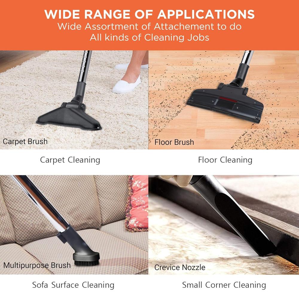 AGARO Empire 2200 Watts Bagless Vacuum Cleaner, for Home & Office, Cyclonic Suction System, Dry Vacuuming, 450 Air Watts Suction Powe 33425