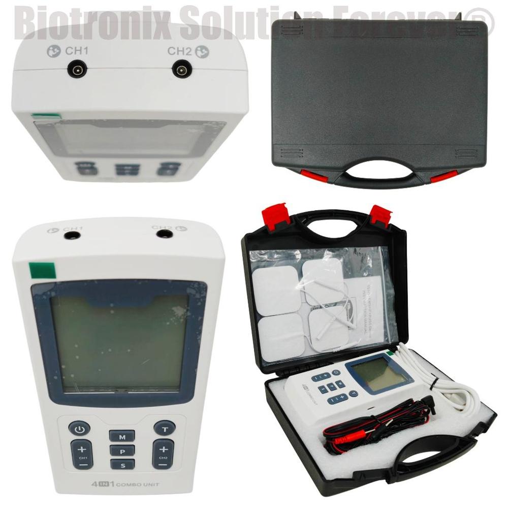 4 in 1 Combination Therapy Unit with TENS, EMS, IF & Russian Current