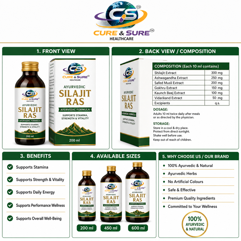 Ayurvedic Silajit Ras Third Party Manufacturing