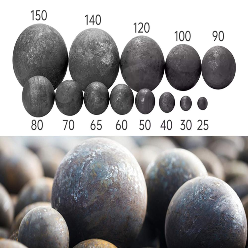 High Chrome 16-18 % Cast Steel Grinding Media Ball Size 50 MM